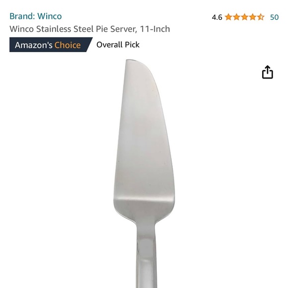 Winco pie server stainless steel - Picture 1 of 1